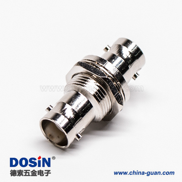 BNC转接头母转母直式同轴连接器 BNC转接头母转母直式同轴连接器